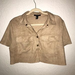 Suede shirt
